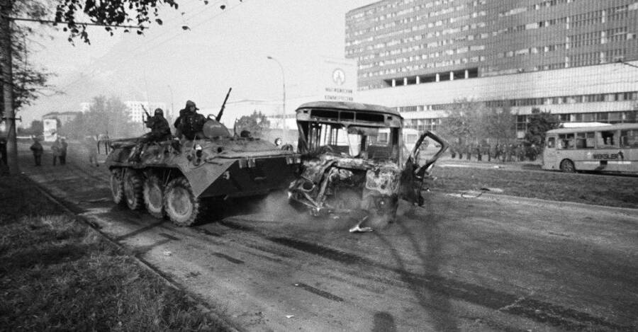 Во время штурма телецентра «Останкино», 3 октября 1993 года
