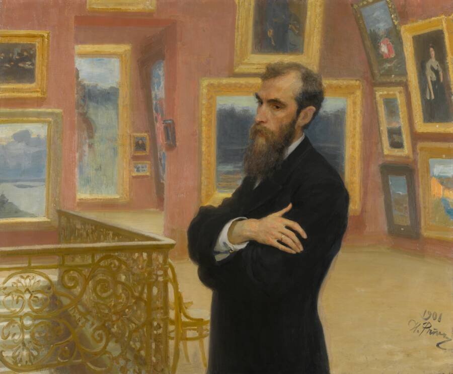 И.Е. Репин. Портрет П.М. Третьякова, 1901 год. Из собрания Третьяковской галереи
