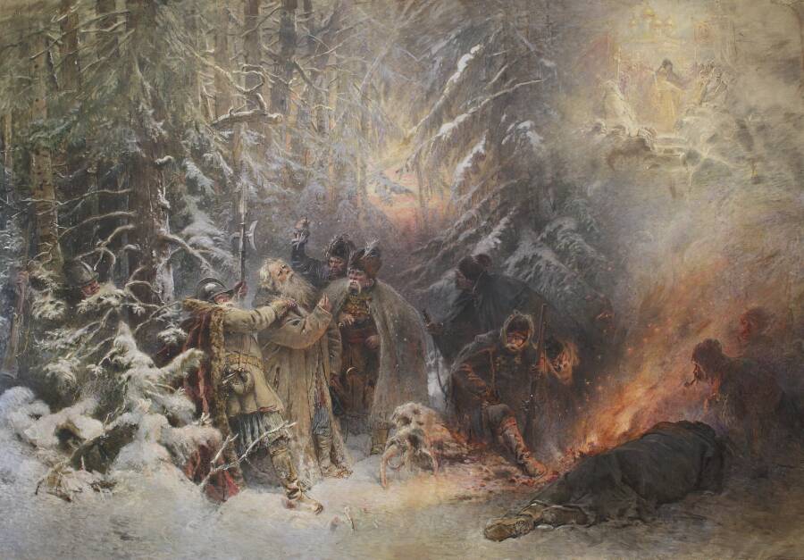 К.Е. Маковский «Иван Сусанин», 1914 год. Частное собрание