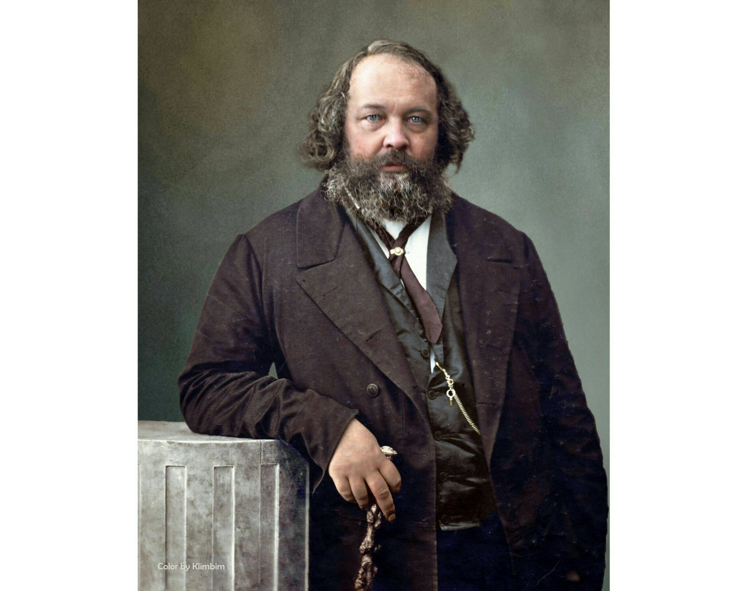 Михаил Бакунин, 1860 год. Фото: Color by Klimbim 0.1