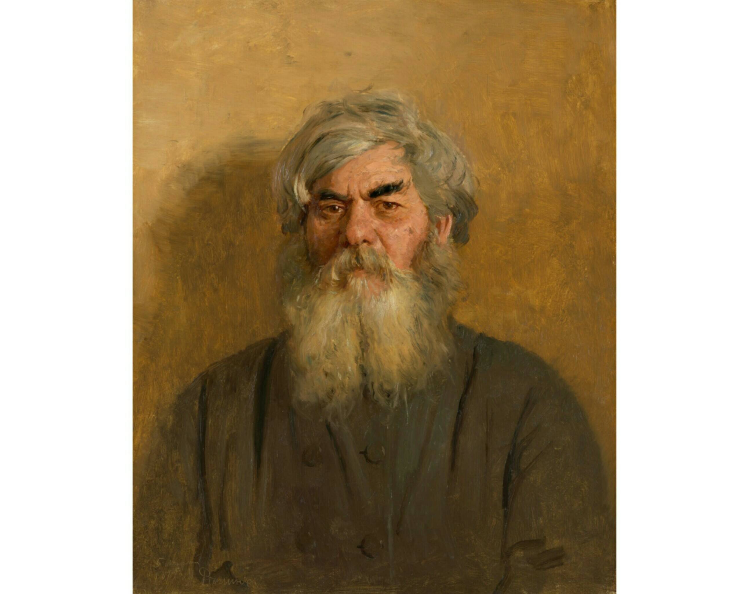 И.Е. Репин «Мужик с дурным глазом», 1877 год. Из собрания Третьяковской галереи.