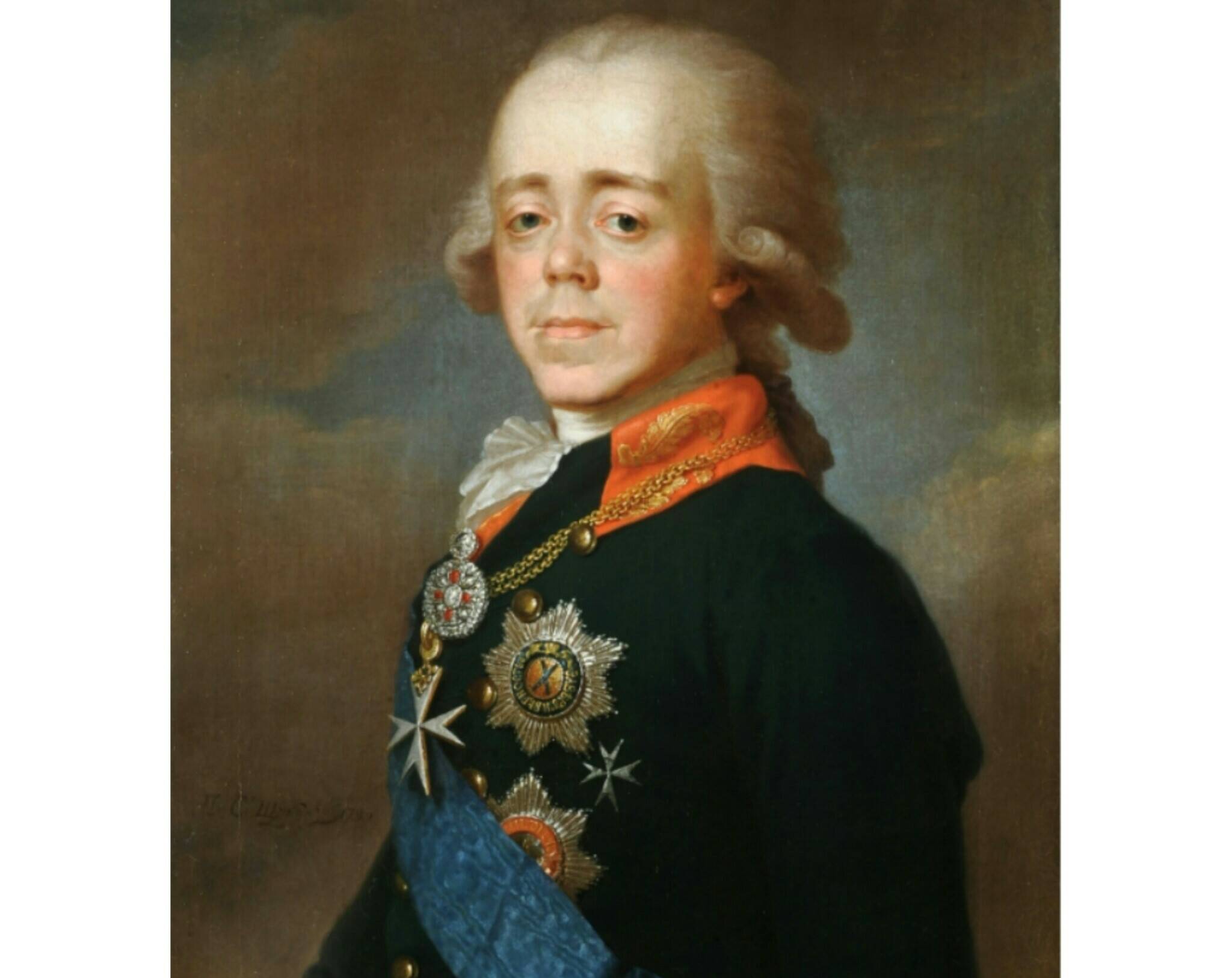 С.С. Щукин «Портрет Павла I», 1799 год. @ Государственный Русский музей