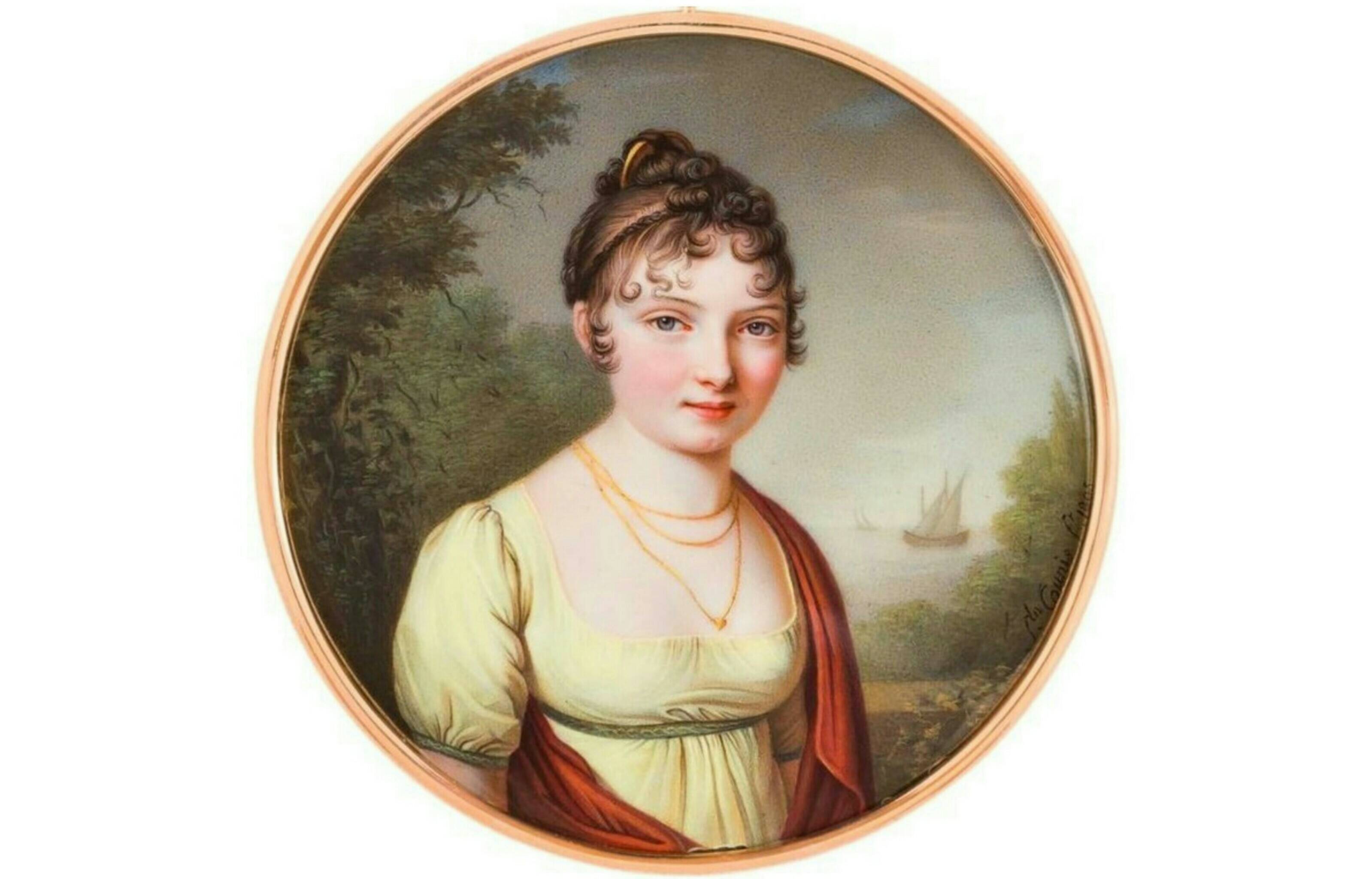 Варвара Юлия Крюденер. Портрет кисти С.- Г. Кунуса, 1805 год.