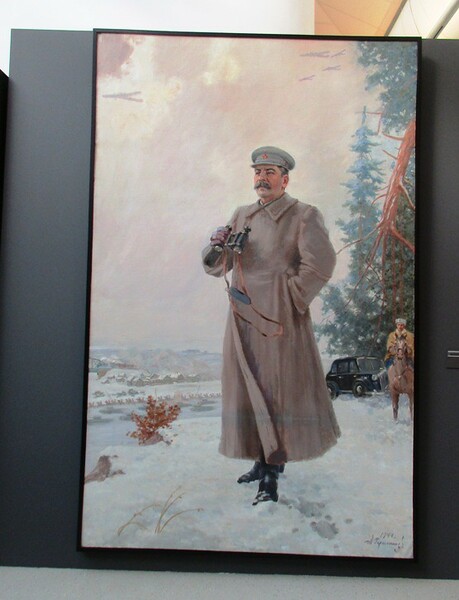 Картина А. Герасимова «Сталин на фронте»