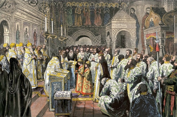 Венчание на царство Ивана и Петра Алексеевичей