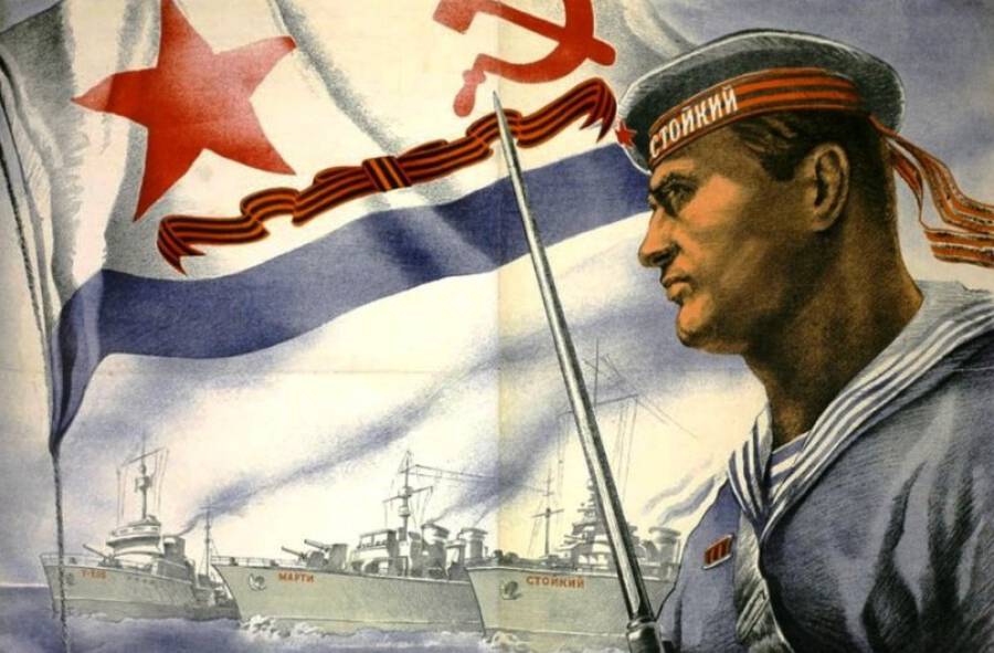 Первые гвардейские корабли советского флота