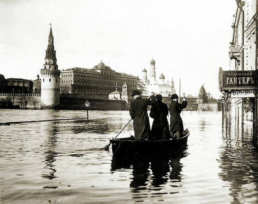 Когда было самое большое наводнение в Москве?