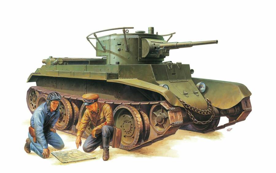 Прародитель тридцатьчетверки: танк БТ-7