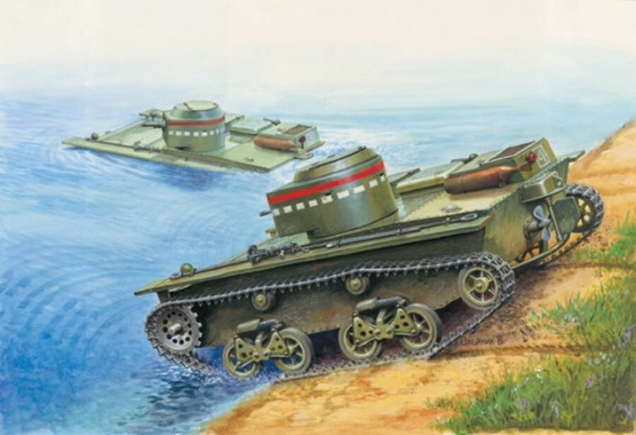 Плавучая броня. Малые танки Т-37А и Т-38