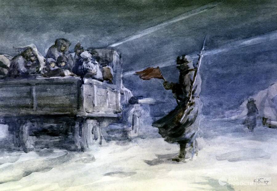 Ледовый дозор блокадного Ленинграда