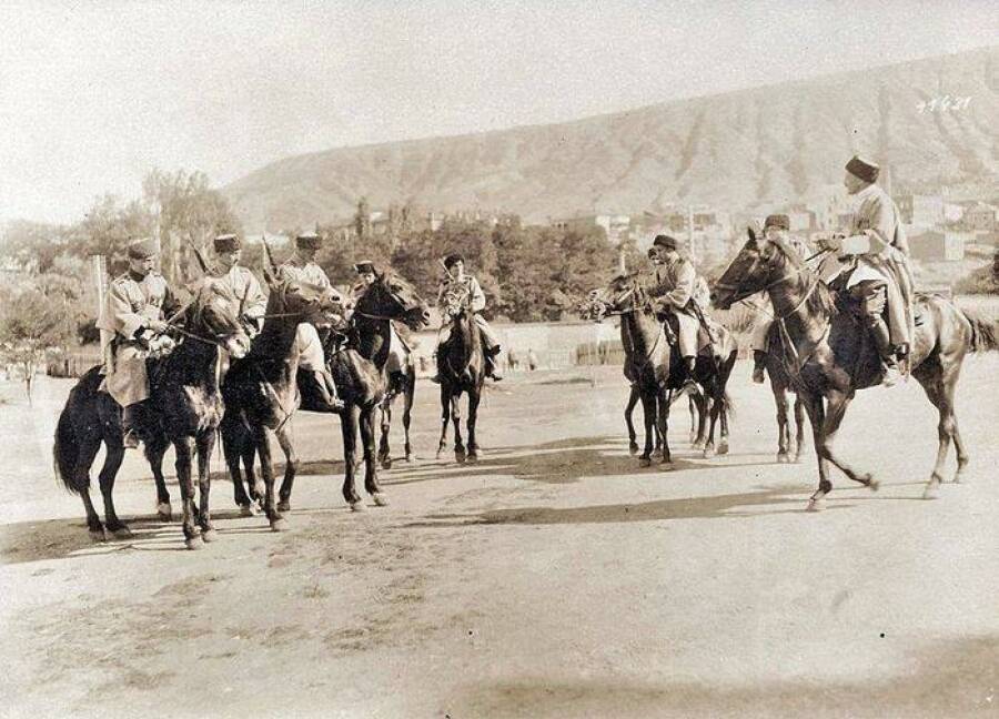 Грузинская кавалерия в 1918 г.