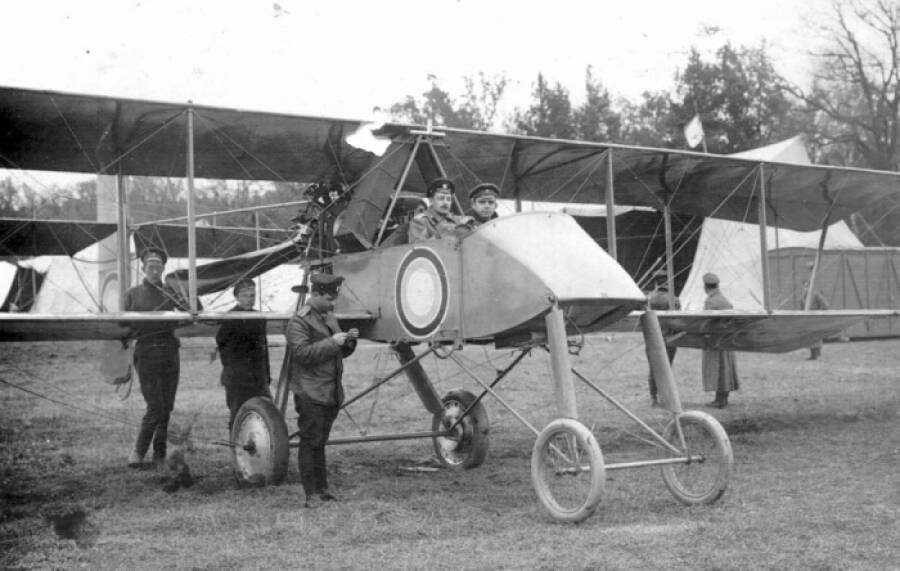 Разведывательный самолет «Вуазен» тип LAS русской армии, 1916 год