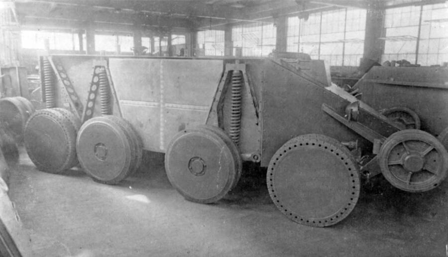 Один из двух танков М1940, построенных фирмой Уолтера Кристи по заказу советской стороны, 1930 год