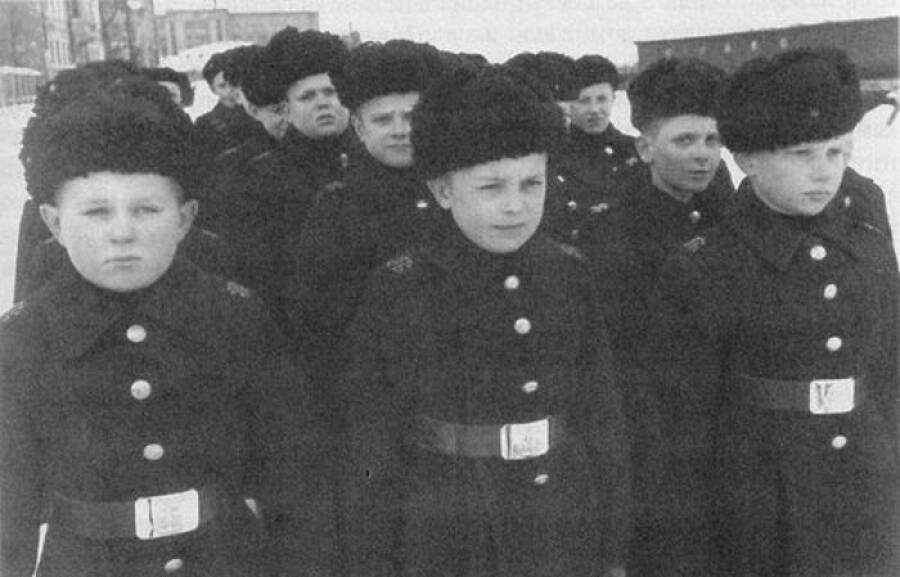 Нахимовцы младших классов (взводов), конец 1940-х годов
