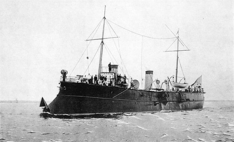 Минный крейсер «Лейтенант Ильин», 1880-е годы