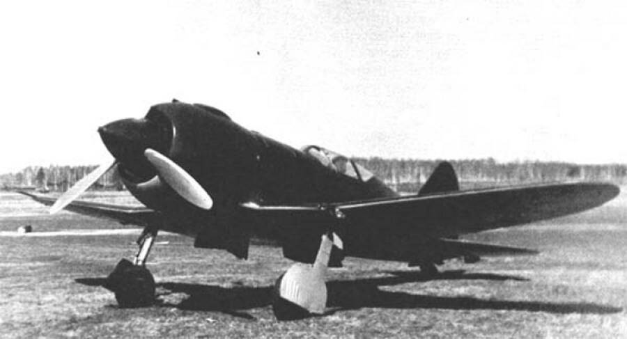 «Образцовый» И-185 с мотором М-71 во время испытаний, 1942 год