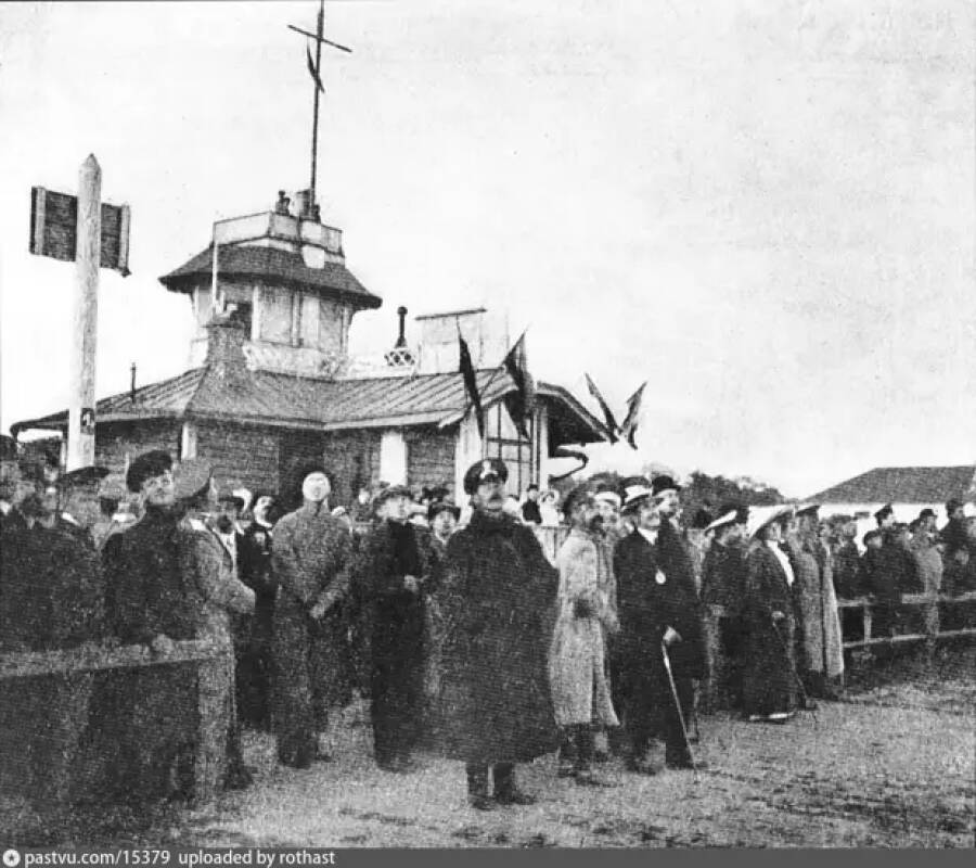 Павильон Московского общества воздухоплавания на Ходынском поле, 1910–1914 г.
