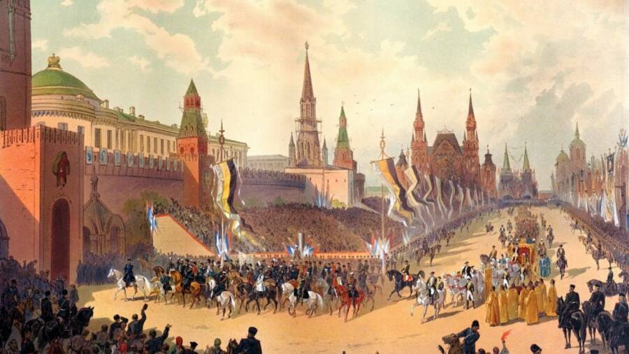 Коронационная процессия Александра III
