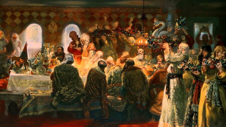 Пир Ивана Грозного в Александровской слободе