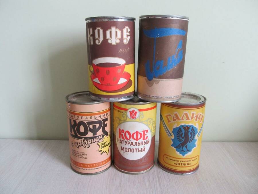 Банки кофе в СССР