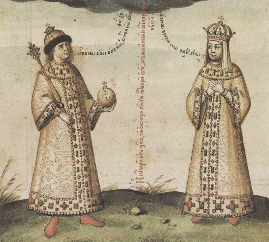 Свадьба Петра I и Евдокии Лопухиной