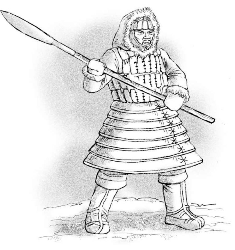 Чукотский воин. Современная реконструкция