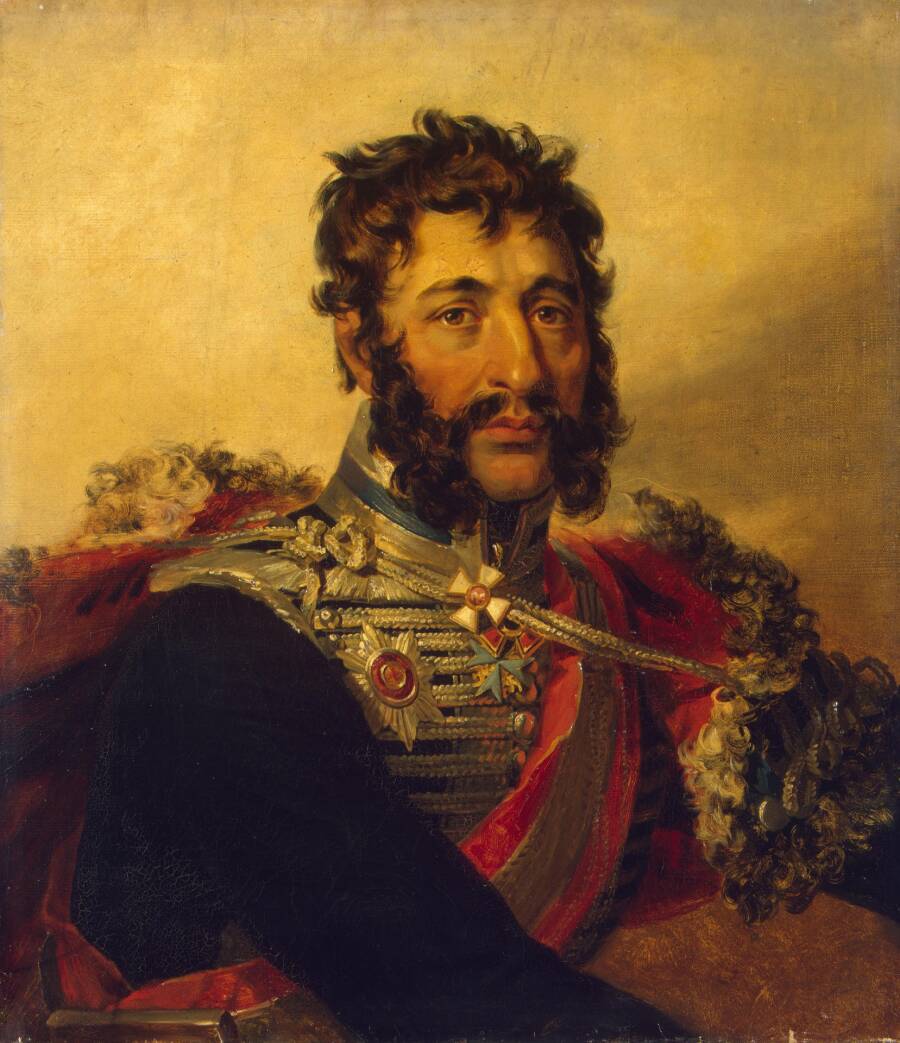Портрет генерал-майора Якова Кульнева из Военной галереи Зимнего дворца. Джордж Доу и мастерская, до 1825 года