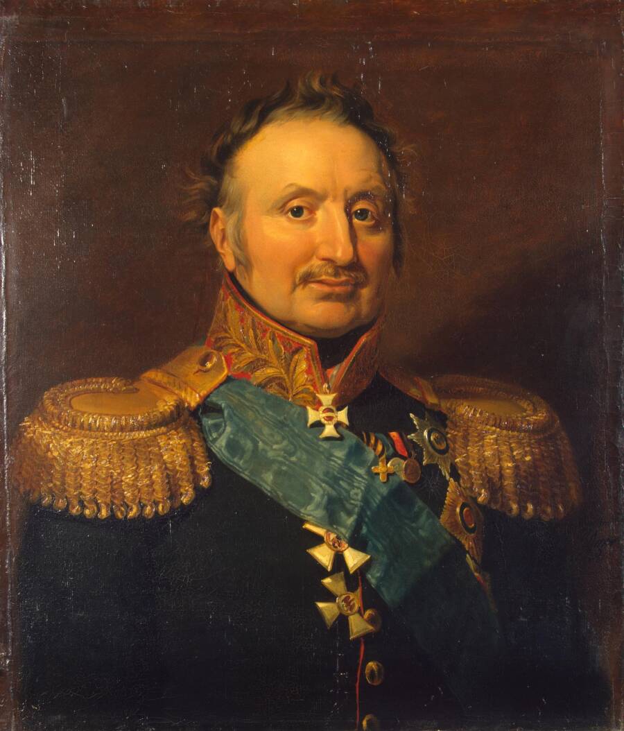 Портрет Петра Витгенштейна работы художника Джорджа Доу из Военной галереи Зимнего дворца, до 1825 года
