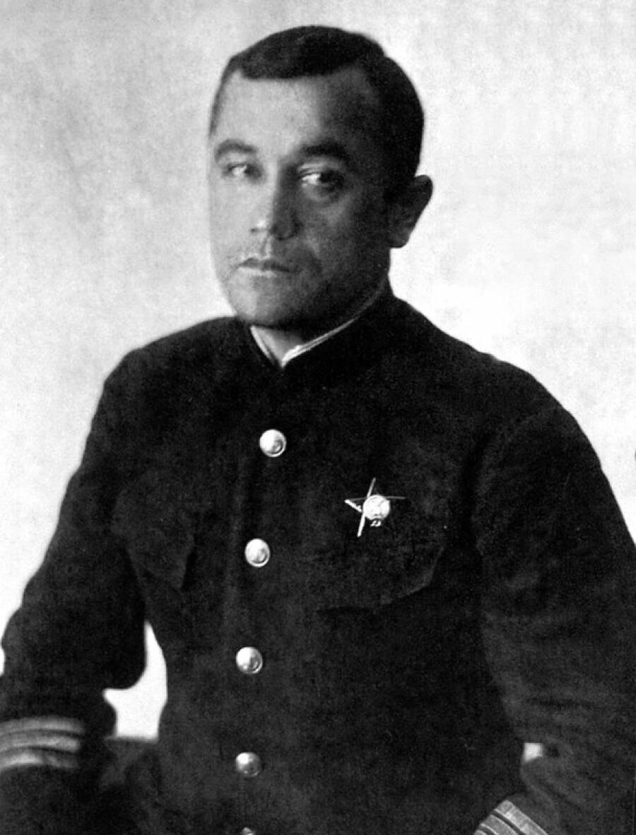 Командир подводной лодки Щ-423 капитан 3 ранга Измаил Зайдулин, 1940 год