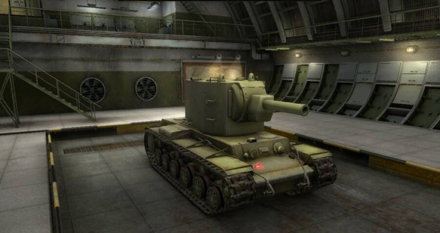 Сейчас КВ-2 один из самых популярных героев компьютерных игр. Скриншот из игры World of Tanks