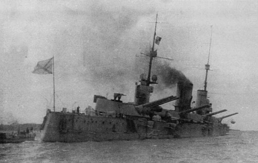Линейный корабль «Петропавловск» во время Первой Мировой войны, 1916-1917 годы