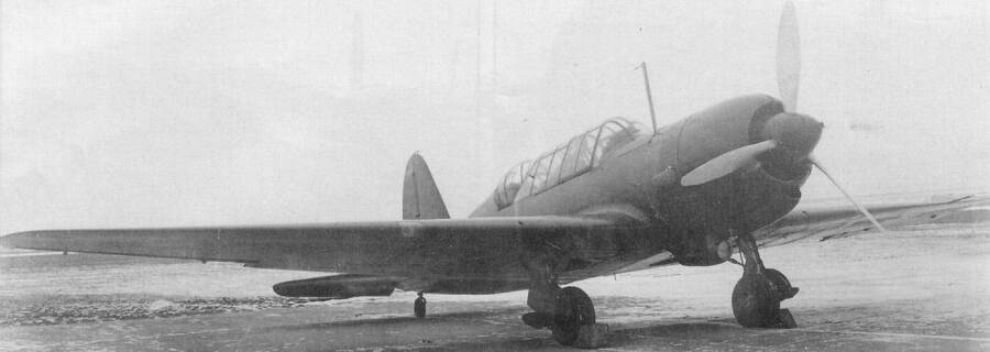 Серийный бомбардировщик ББ-1 (Су-2), 1940 год. На таких самолетах летали летчики 135-го бомбардировочного полка, в котором служила Екатерина Зеленко