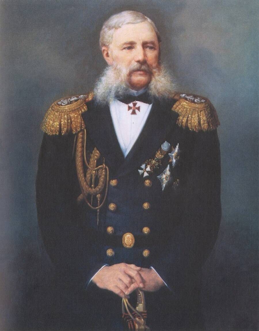 Григорий Иванович Бутаков портрет кисти Я.Ф. Гревизирского (1871-1874)