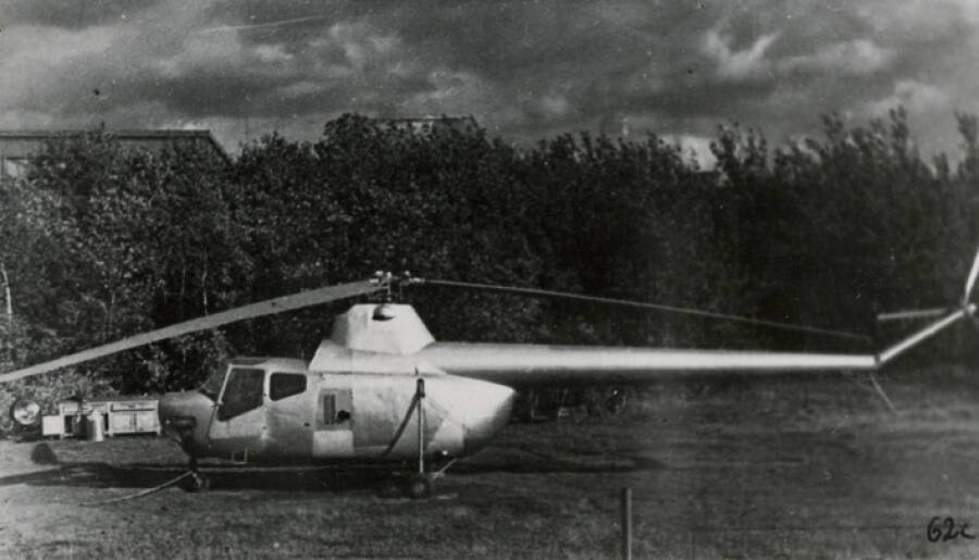 Первый опытный образец геликоптера ГМ-1, 1948 год