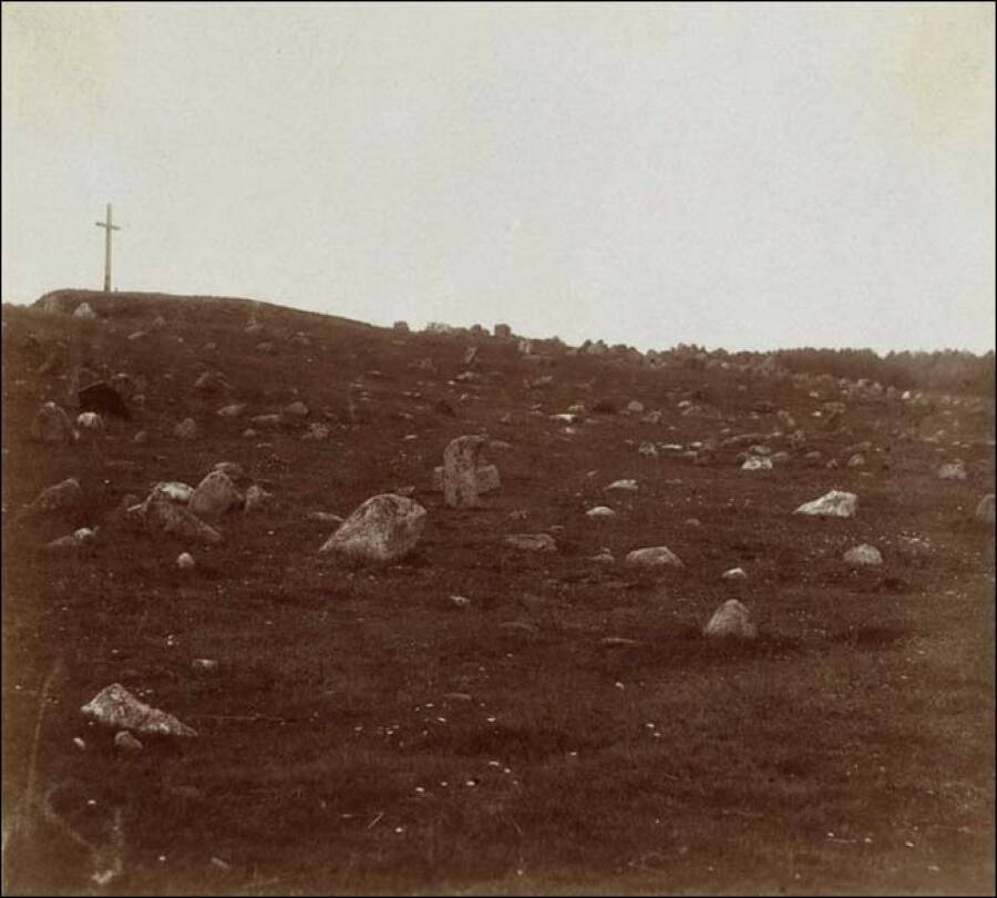 Кладбище погибших в битве при Березине. Фотография Сергея Прокудина-Горского, 1911 год