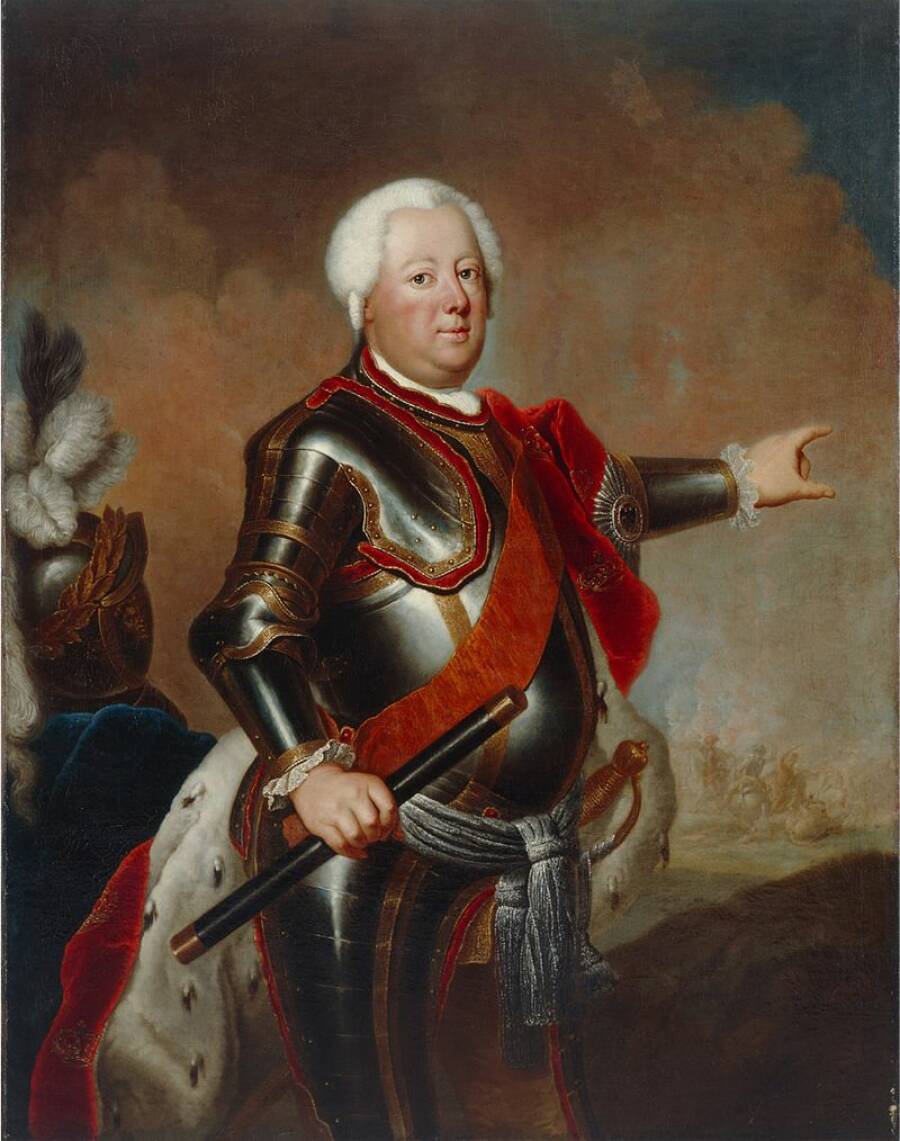 Антуан Пэн. Портрет Фридриха Вильгельма I. 1733 г.