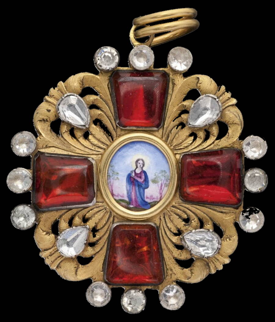 Крест ордена святой Анны I степени (один из ранних вариантов)