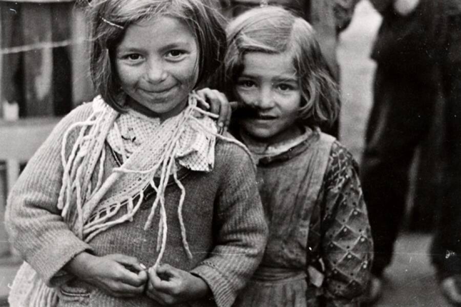 Дети в Мадриде во время Гражданской войны