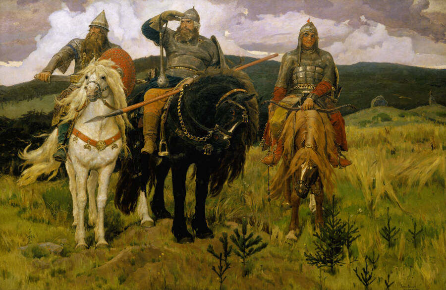 «Богатыри». В.Васнецов. 1881—1898. 