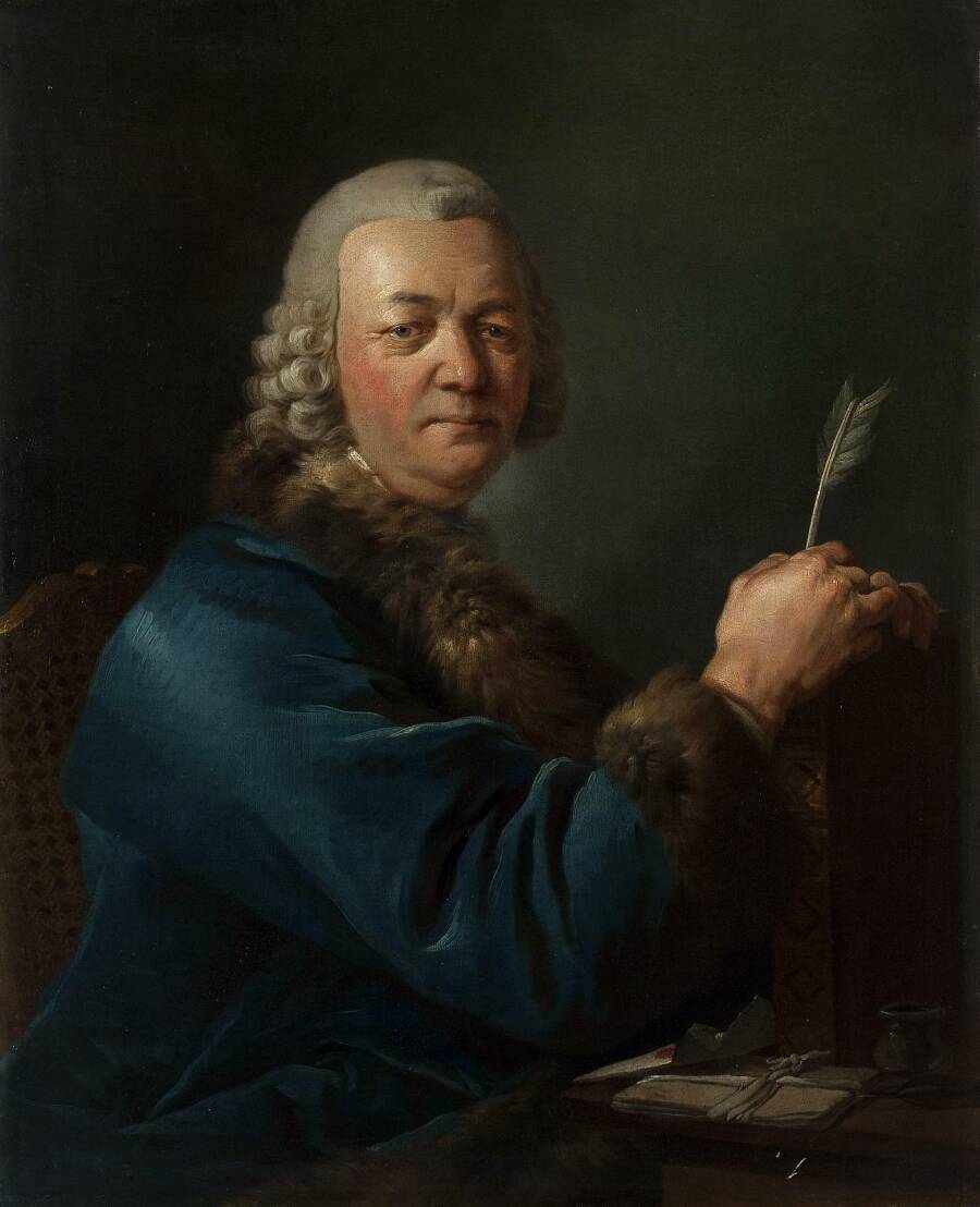 Портрет Якоба Штелина, Ж. Л. де Велли. 