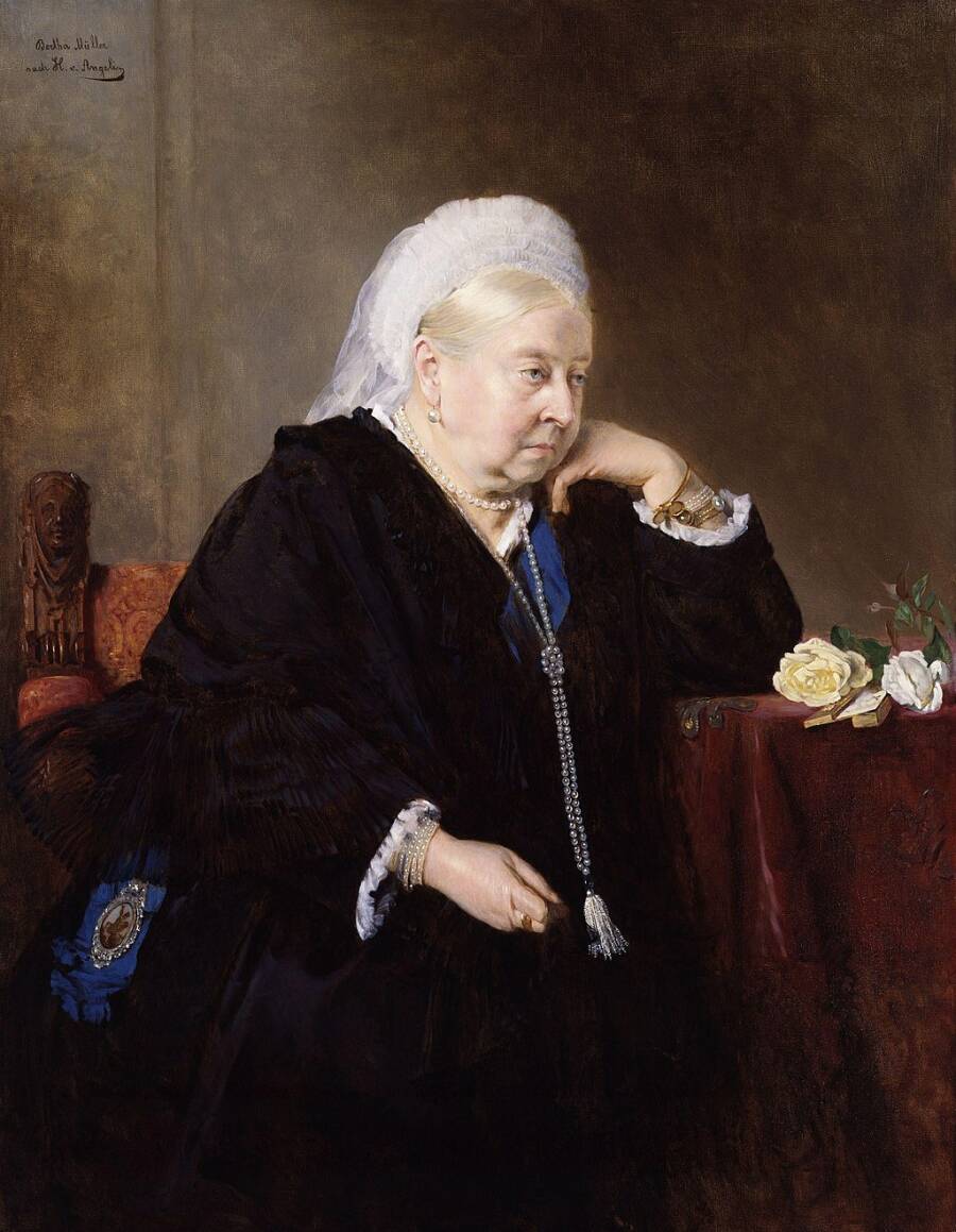 Портрет королевы Виктории 1899 года.