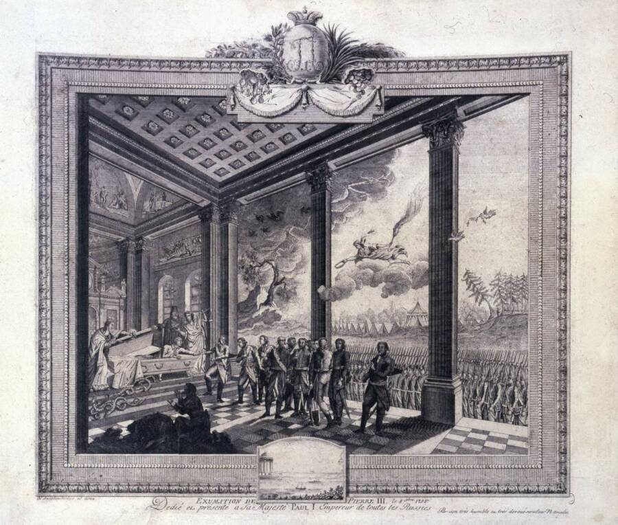 Вторичные похороны Петра III. 