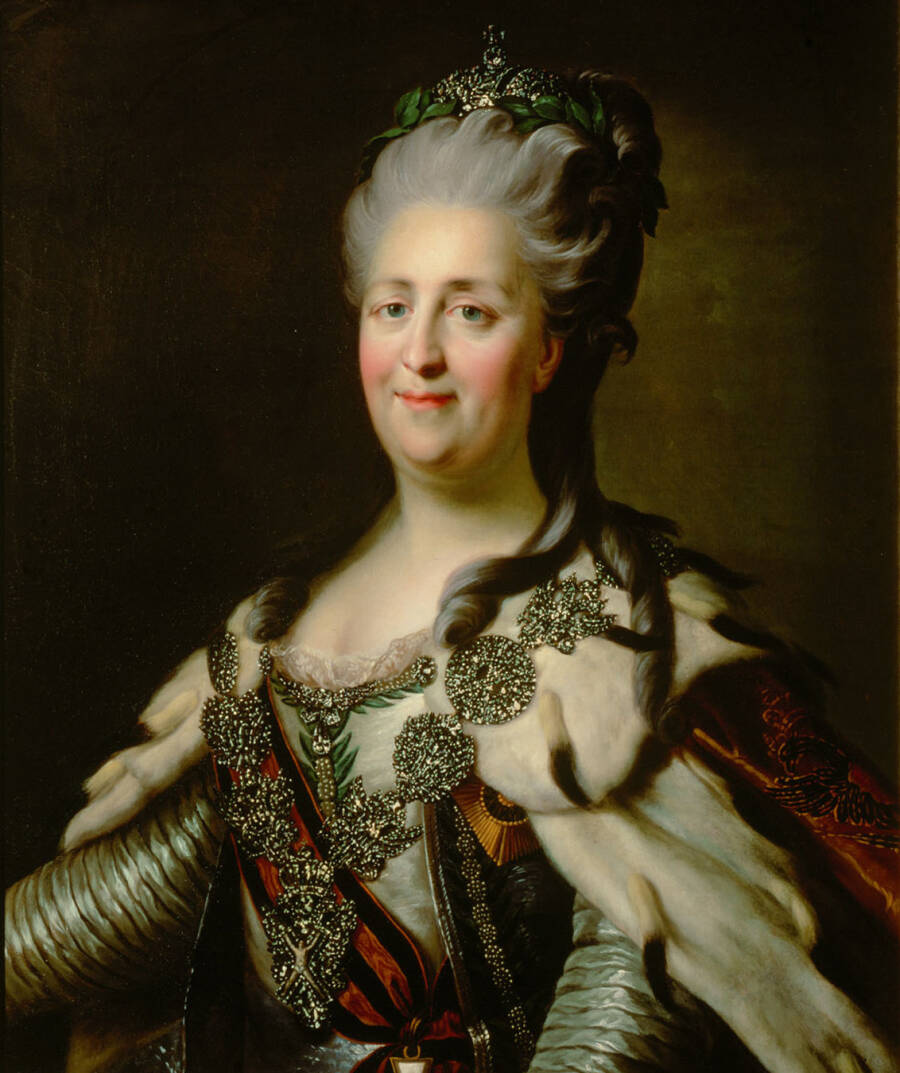 Портрет Екатерины II, Иоганн Баптист Лампи-ст., 1780-е годы.