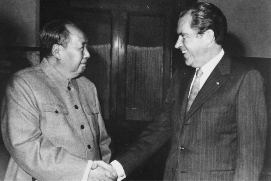Мао и Никсон.