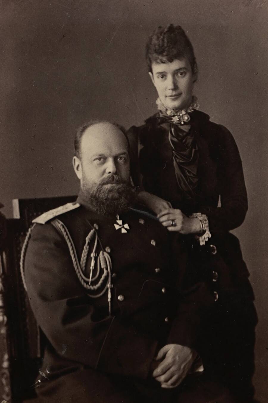Мария Фёдоровна и Александр Третий.