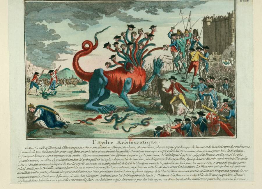 Пропагандистский плакат периода Великой Французской Революции.