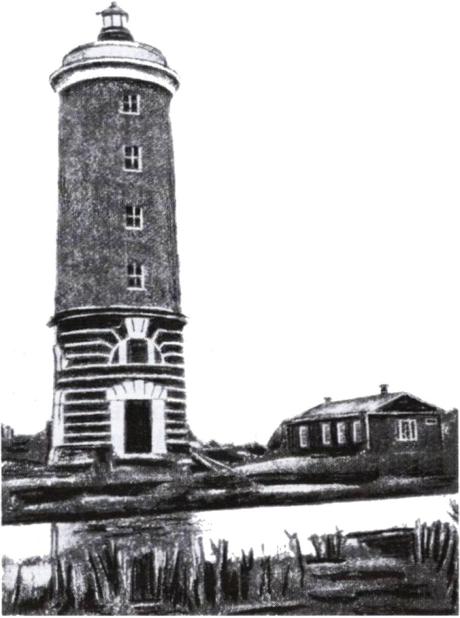 Мудьюгский маяк. 1913 год. 