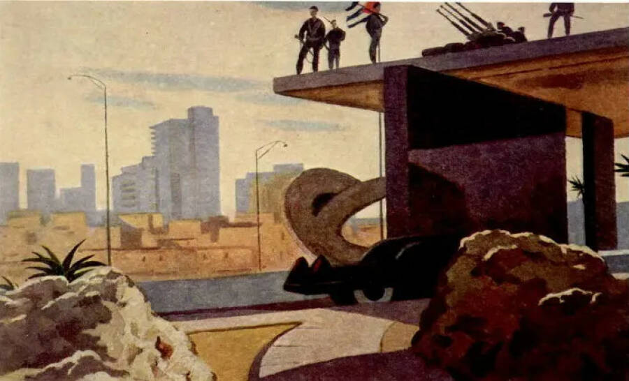Картина «Утро в Гаване». Пётр Оссовский. 1963 год. 