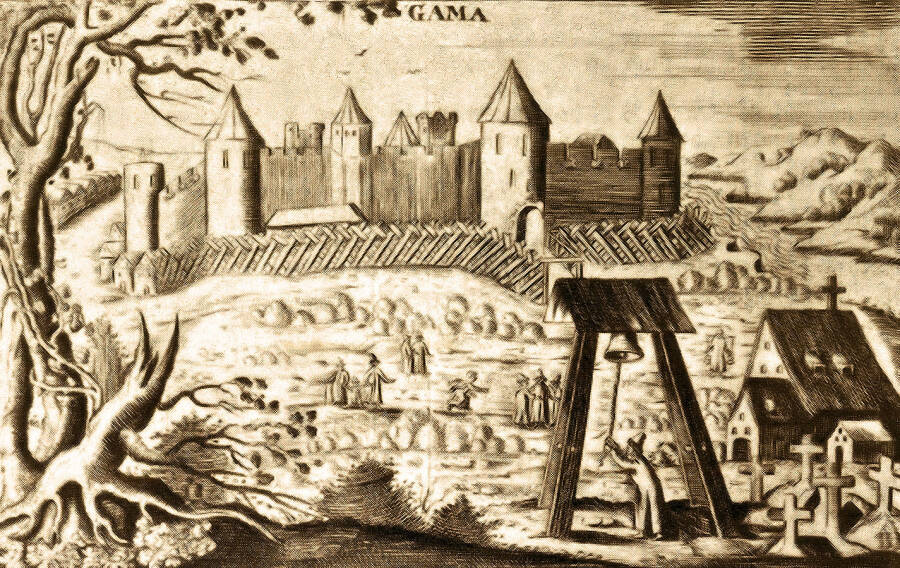 Крепость Ям во время шведского владычества.