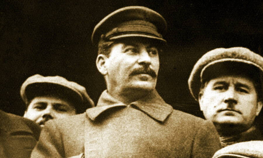 И.В. Сталин на трибуне, 1937 год. 